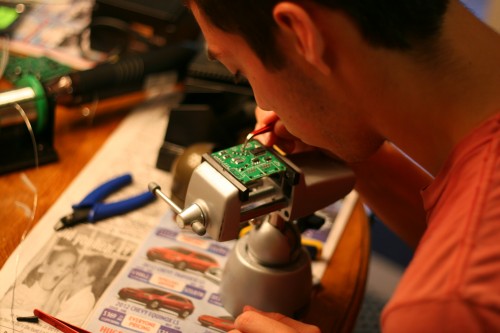 Soldering Luma nodes