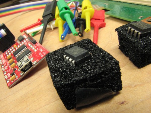 attiny45 and Bus Pirate